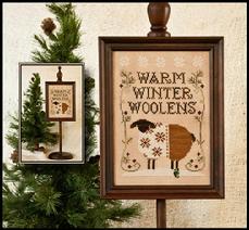 Little House Needleworks Winter Plaid - Cross Stitch Pattern